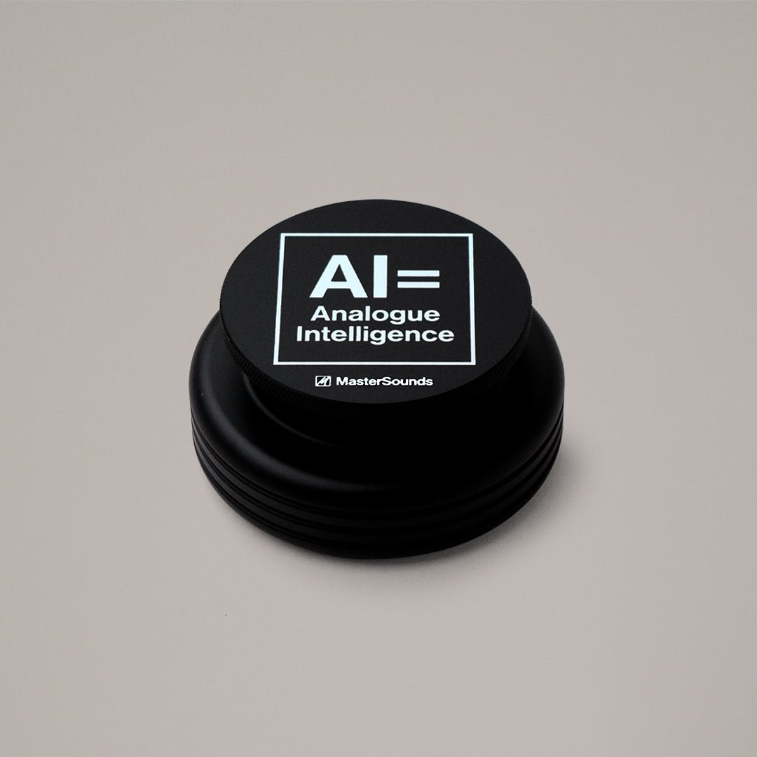 Turntable Weight - "Analogue Intelligence" Black - MasterSounds