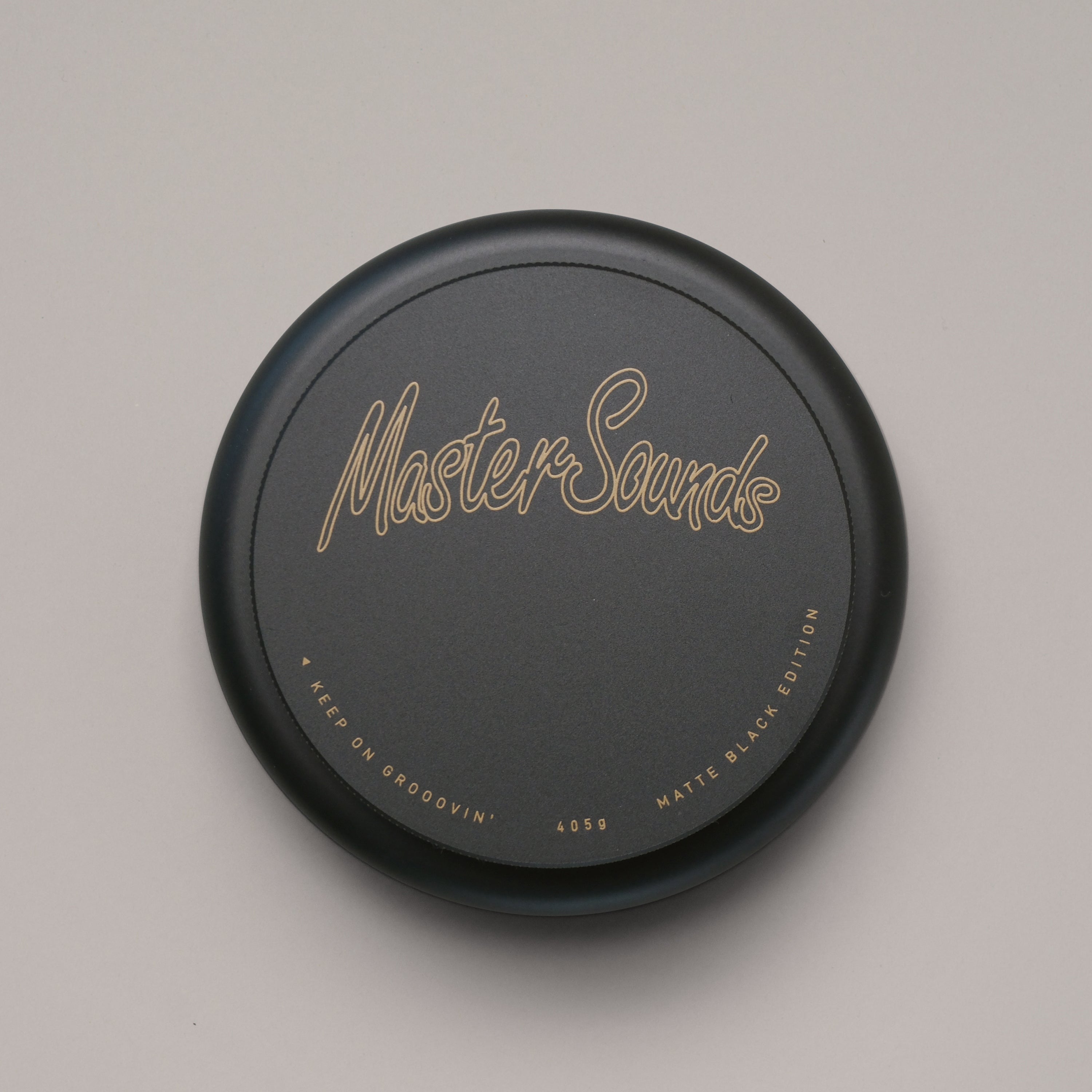 Turntable Weight - "Matte Gold" Black - MasterSounds