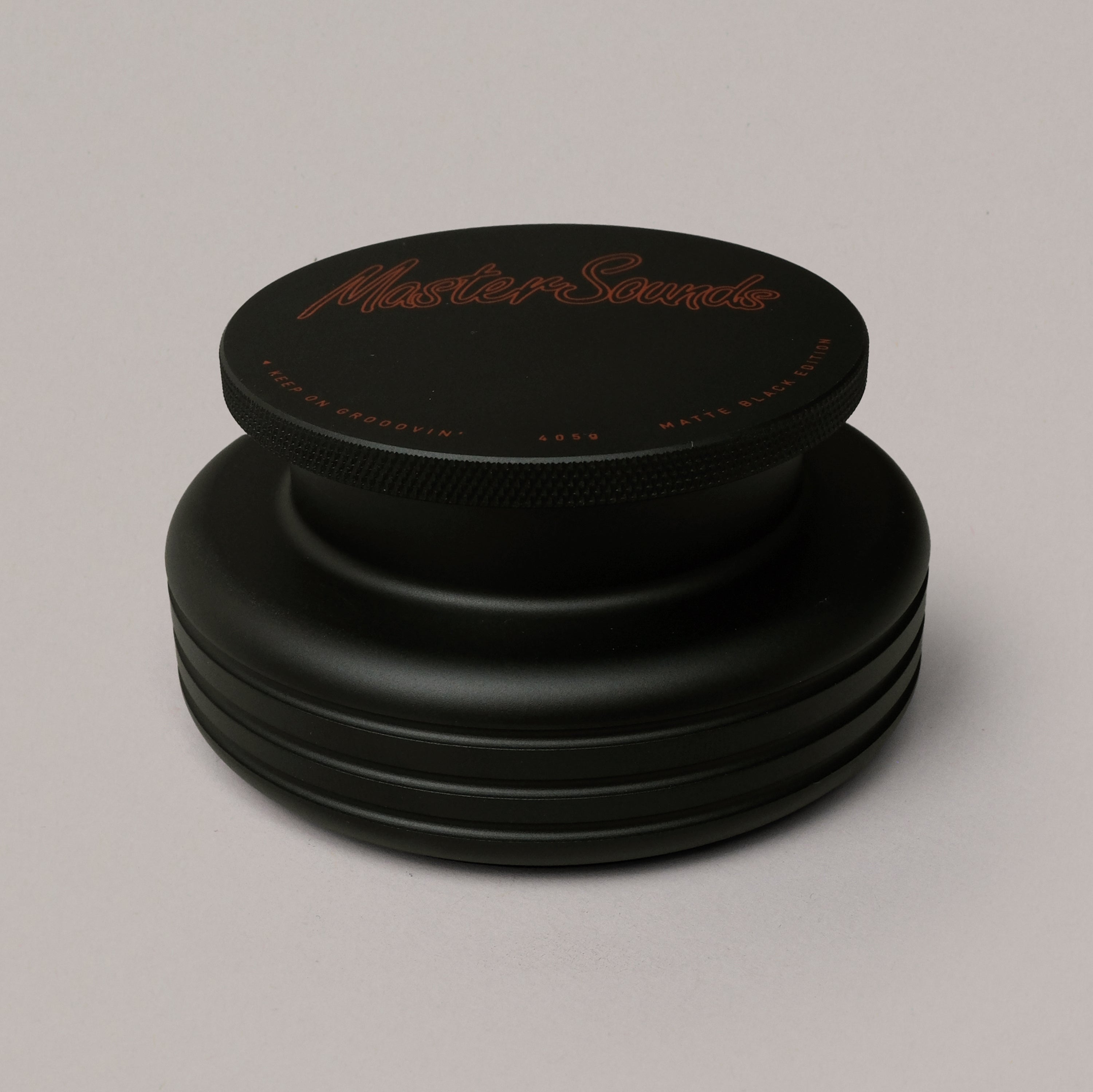 Turntable Weight - "Matte Red" Black - MasterSounds