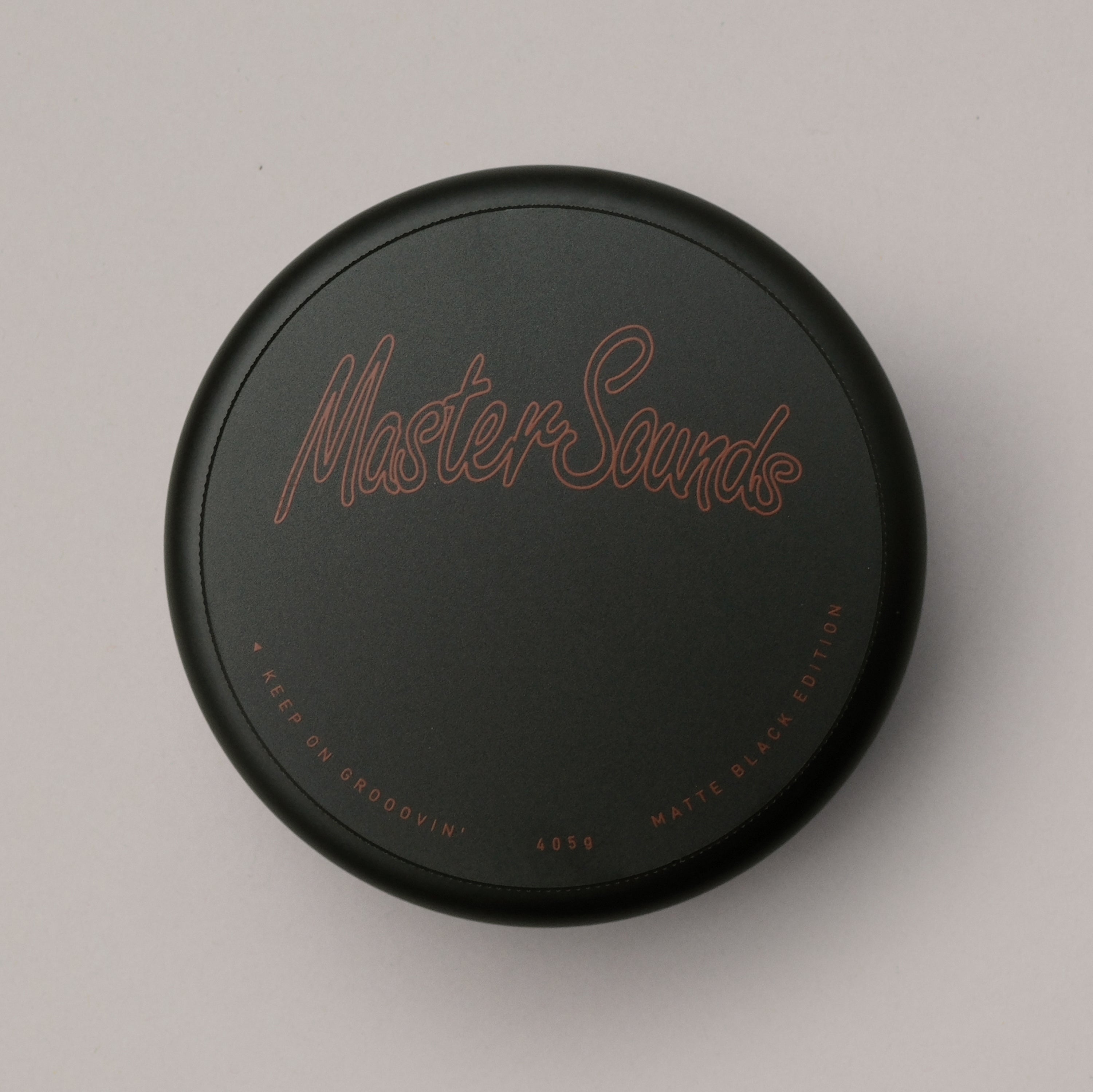 Turntable Weight - "Matte Red" Black - MasterSounds