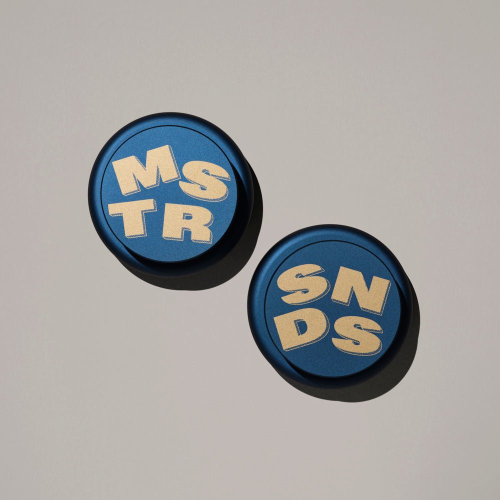 Turntable Weight "MSTR SNDS" Deep Blue Edition - Pair - MasterSounds